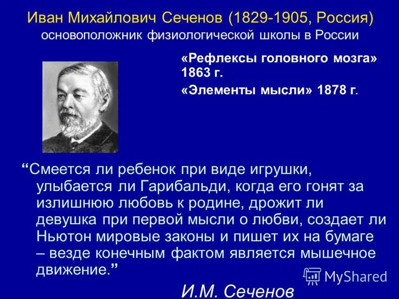 основоположник физиологической школы