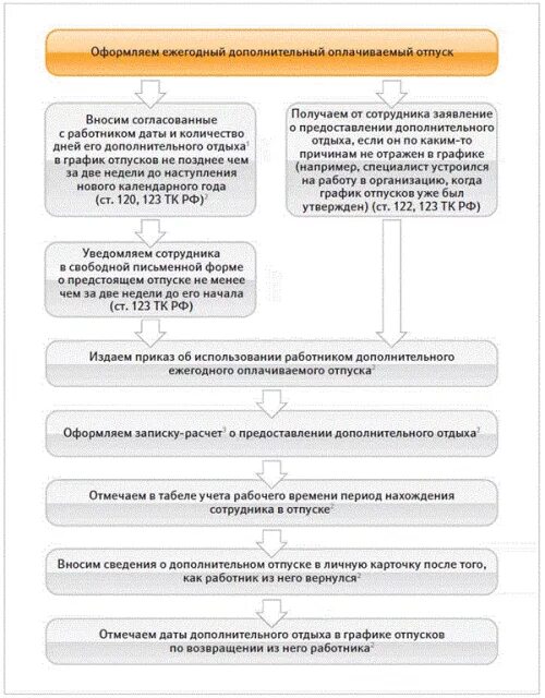 Дополнительные отпуска и порядок их предоставления. Дополнительные отпуска и порядок их предоставления