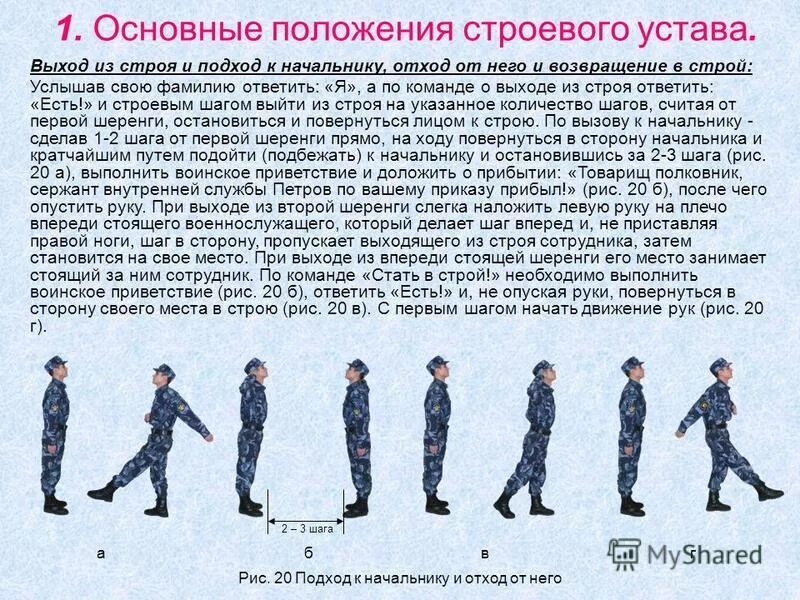 Статья 2 строевого устава. Отход подход киначальнику. общие положения строевого устава. подход к начальнику и отход от него строевой устав. выход из строя и подход к начальнику.