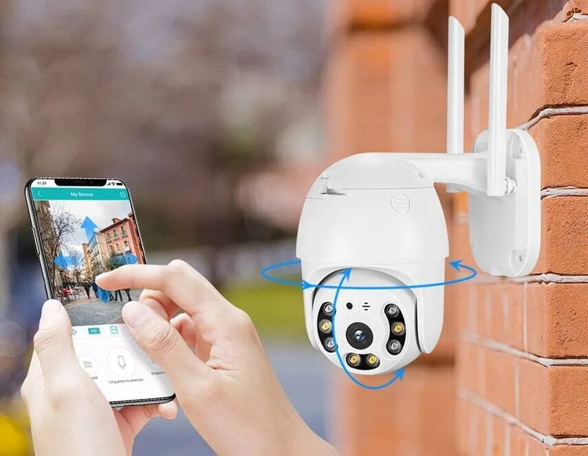 Камера с наблюдением через телефон. Wifi smart camera 1080p уличная беспроводная icsee. уличная камера видеонаблюдения ip66 wifi smart camera. вай фай смарт камера видеонаблюдения ip66. wifi камера уличная поповоротная.