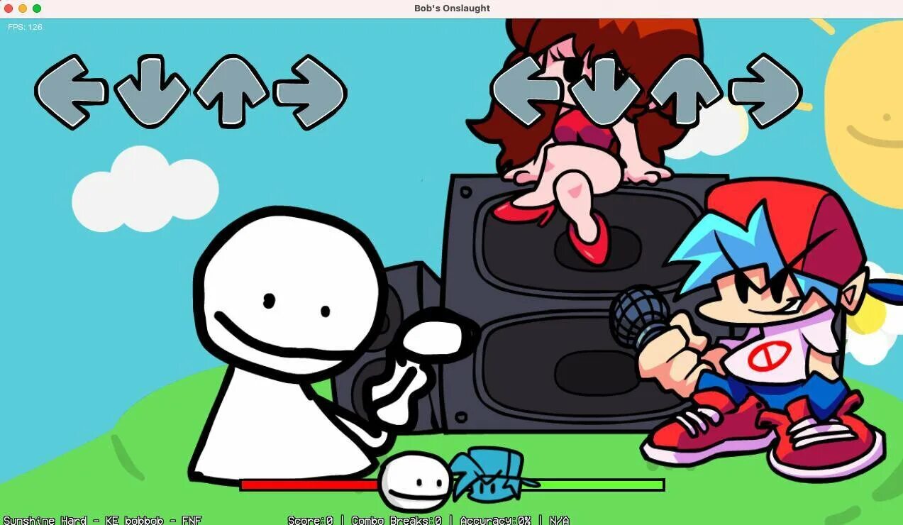 Bob vs bob. Bob fnf mod. bob из игры fnf. bob onslaught fnf. bob fnf mod run.