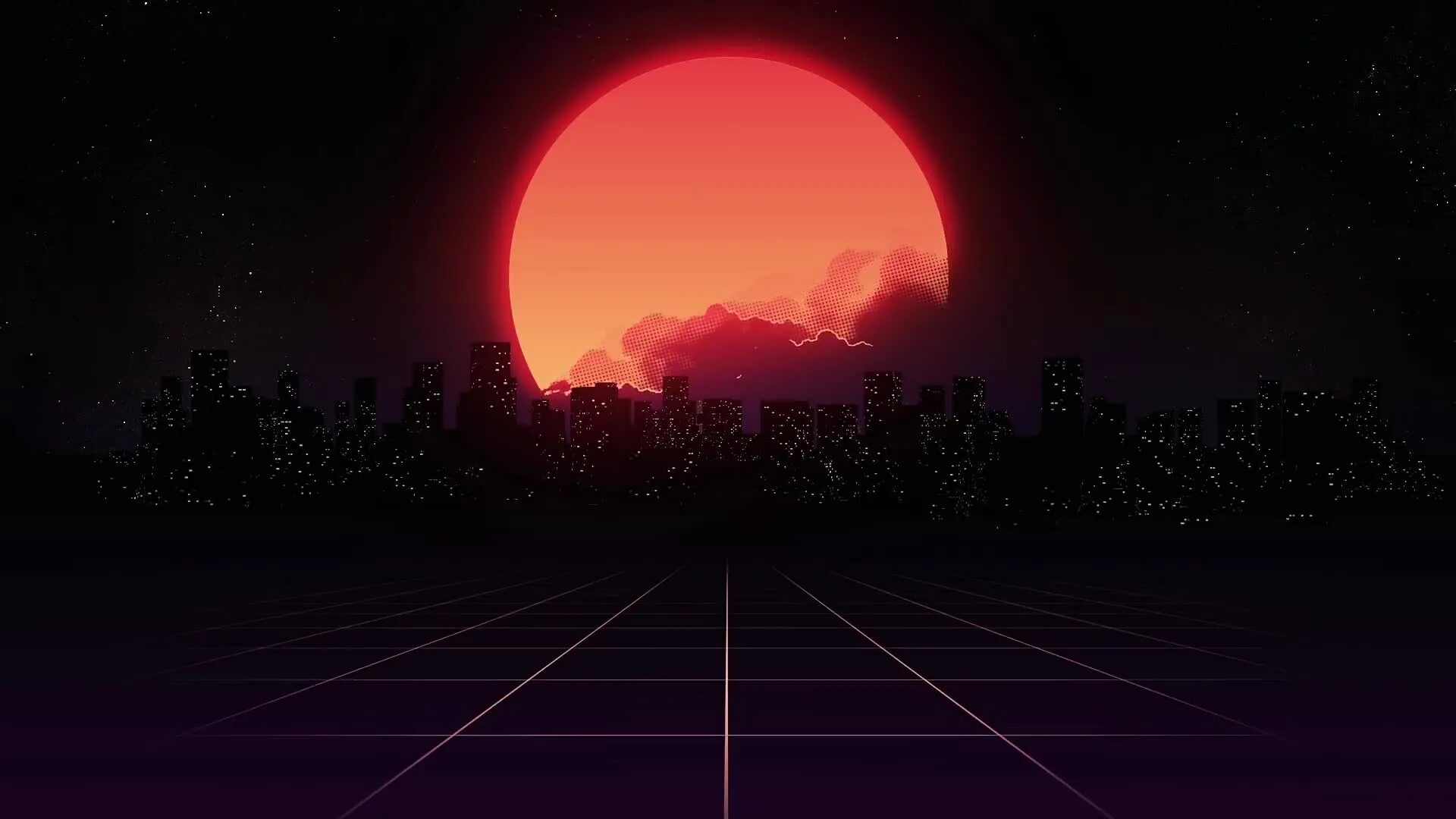 Dark synthwave