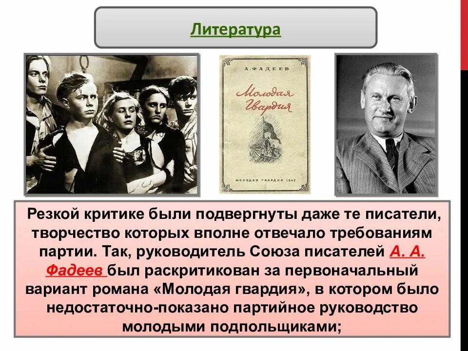 Литература 1945-1953. Литература СССР 1945-1953. СССР В послевоенные годы 1945-1953гг.. Культура в 1945-1953 гг.