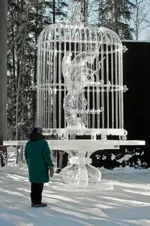 A work of art ice