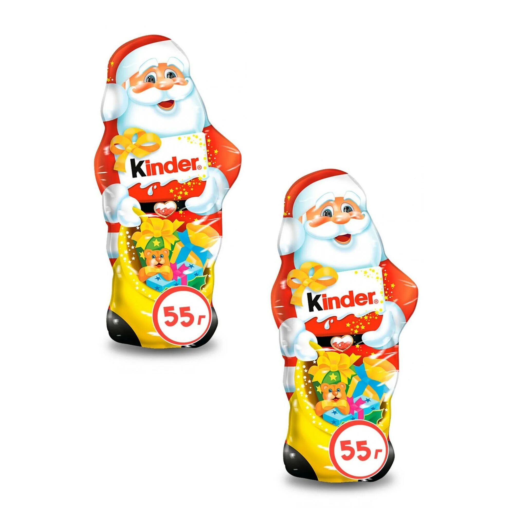 Киндер мороз. Шоколад kinder дед Мороз 55г. Шоколад kinder дед Мороз фигурный 55г. Фигурный молочный шоколад Киндер НГ 55г. Шоколадный дед Мороз Киндер.