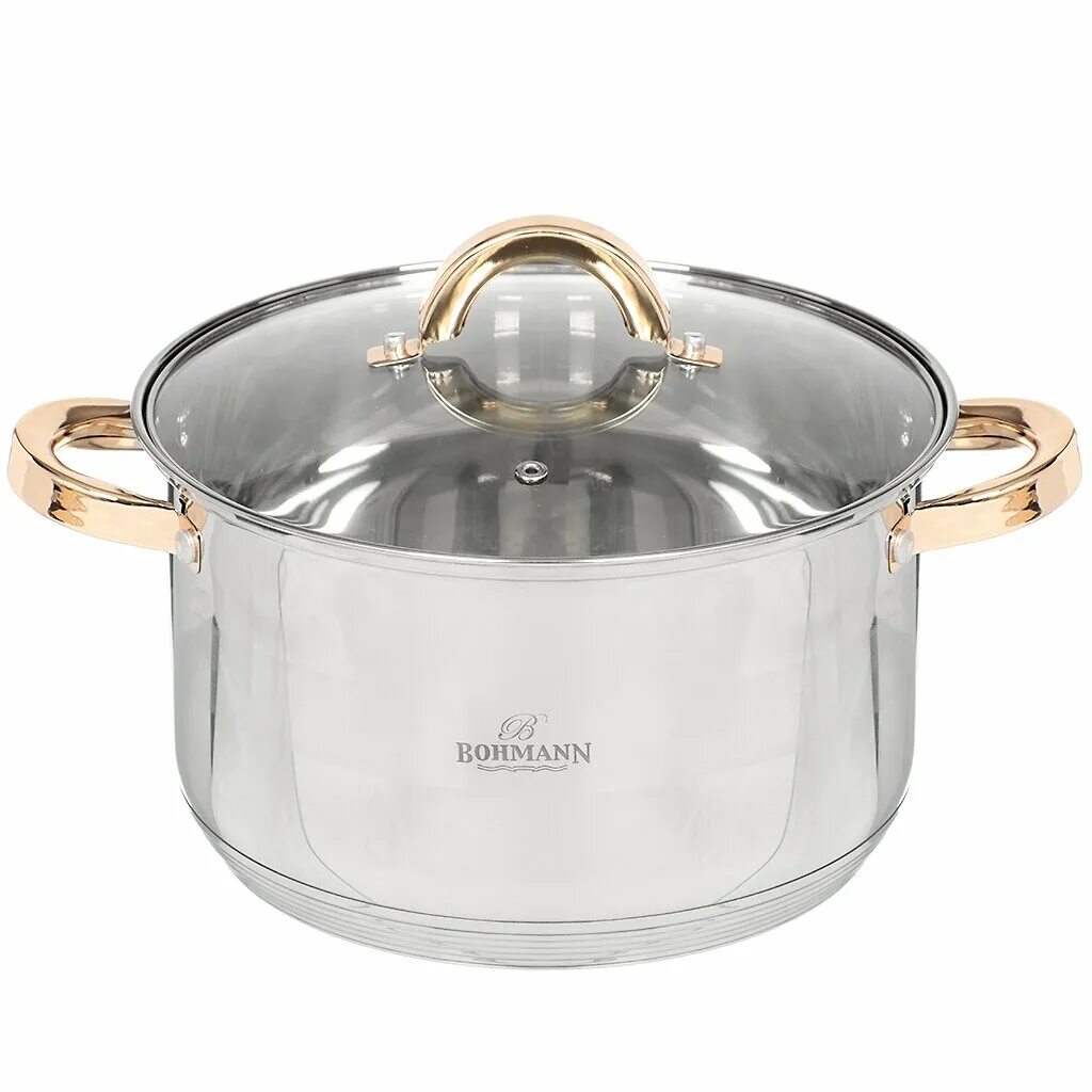 +3,9л+6,6л+7,7л). Ковш bohmann медный 1,6 л. Кастрюли бохман. Bh - 9984 /3,5л. Bohmann кастрюли.