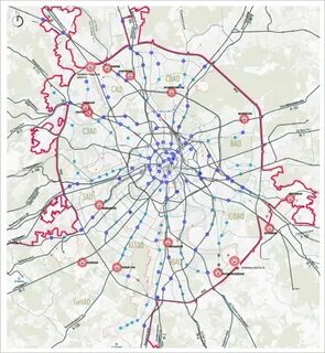 Карта новой москвы 2023 года