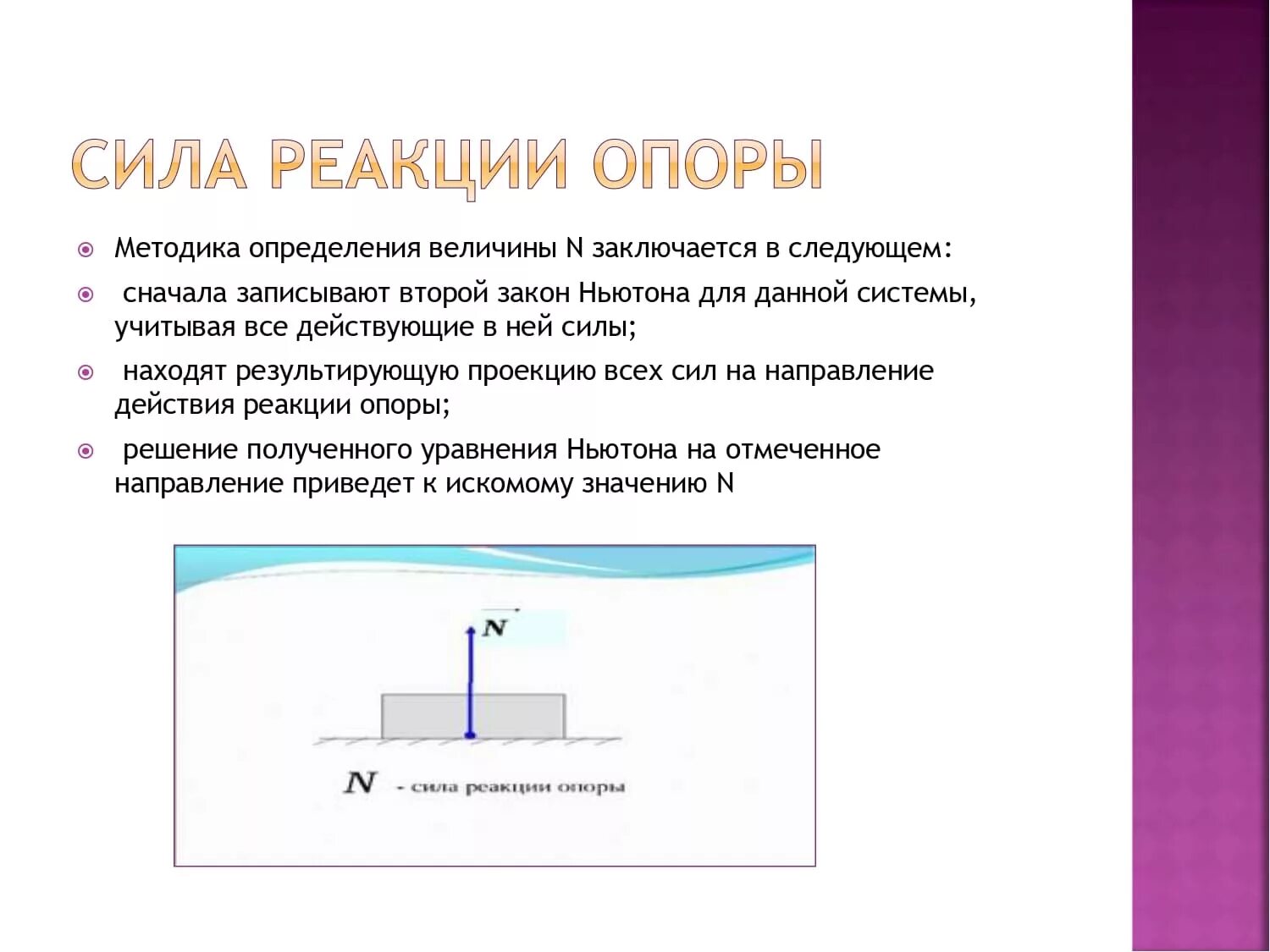 Направление силы реакции. Сила нормальной реакции опоры формула. Сила реакции горизонтальной опоры формула. Реакция опоры формула физика. Формула реакции опоры в физике.