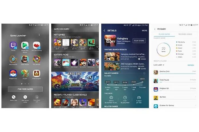 Android games launcher