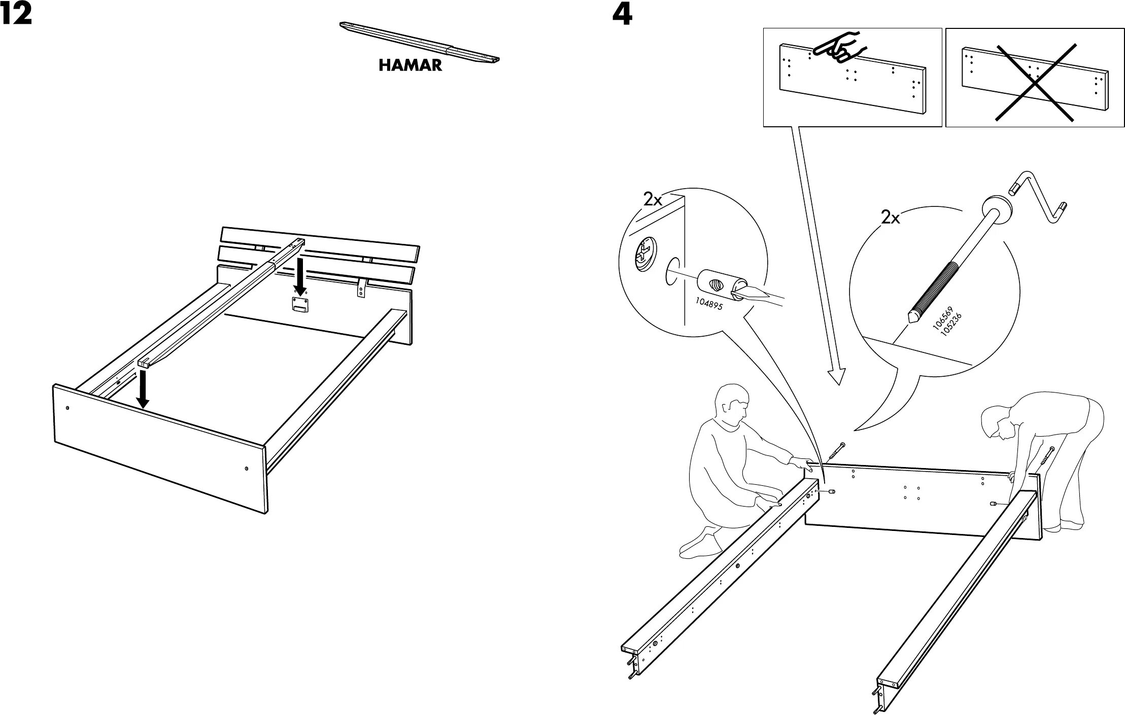 Сборка 7 7 2 4. 901.245.34 Икеа сборка кровати. Кровать ikea hopen 160*200 сборка. Кровать Hamar ikea 200.892.23 инструкция. Кровать двуспальная икеа схема сборки.
