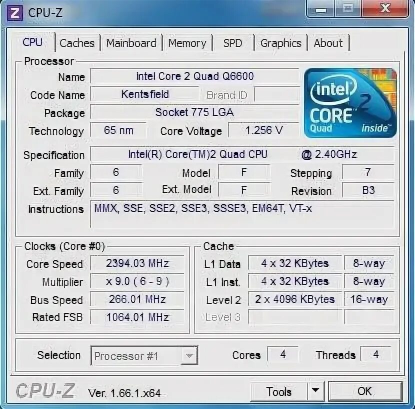 Quad core cpu характеристики. Q9400 cpu z. Cpu-z intel core quad. Cpu z quad 6600. Core 2 quad q6600 cpu z.