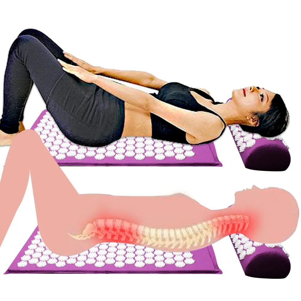 Как правильно лечь на аппликатор. Акупунктурный массажный коврик acupressure mat. акупунктурный коврик и подушка prosourcefit. акупунктурный массажный коврик с подушкой acupressure mat. подушка-аппликатор 01pad.