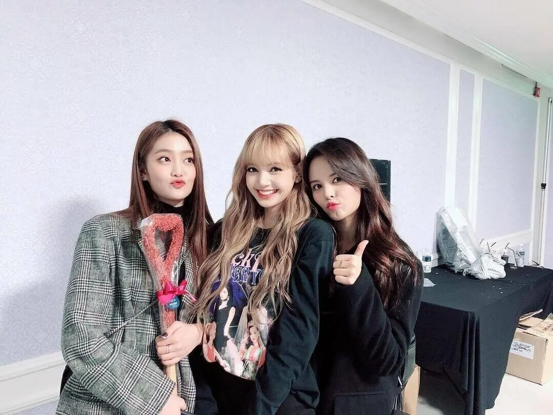 Минни и лиса. G idle и blackpink. lisa blackpink. sorn из clc. блэк пинк минни.