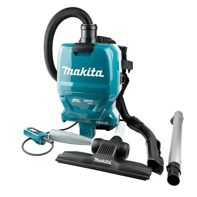 Makita dvc261zx11. Аккумуляторный ранцевый пылесос Makita. Профессиональный пылесос Makita dvc261zx11, голубой/черный. Макита DVC 261. Купить аккумуляторный пылесос макита