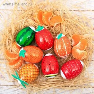 Rock fruit easter egg