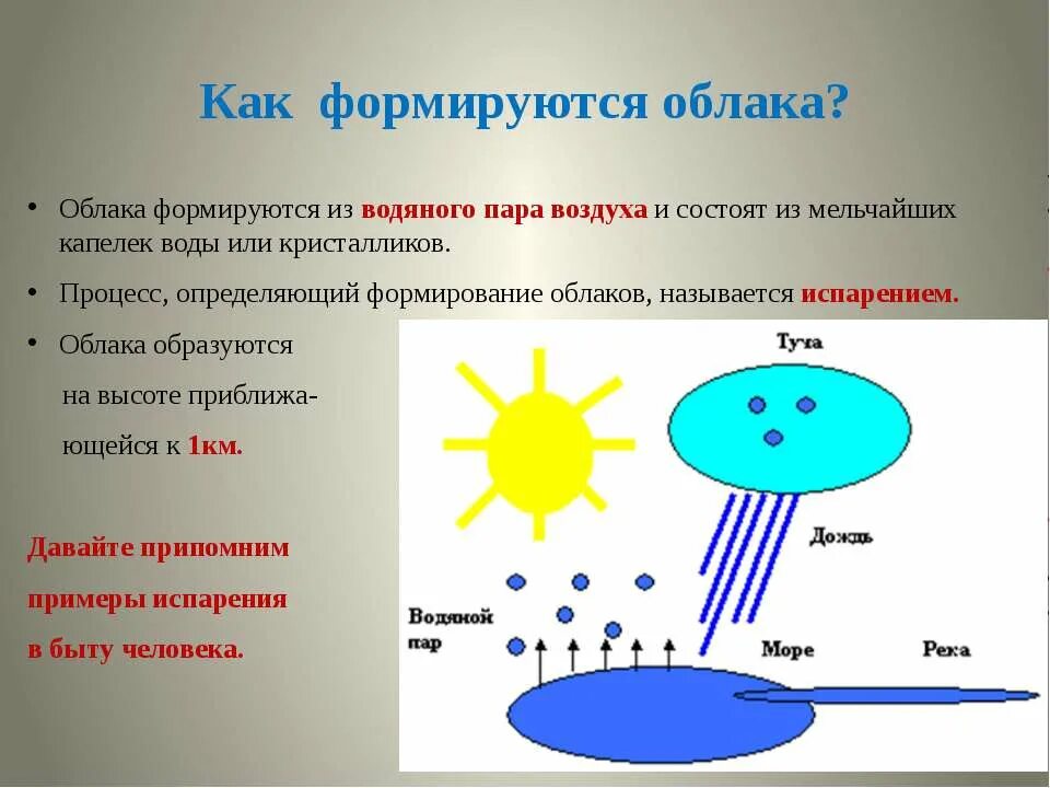 Как образуются облака 6 класс. Как образуются облака. Причины возникновения облаков. Как создаются облака. Почему образуются облака.