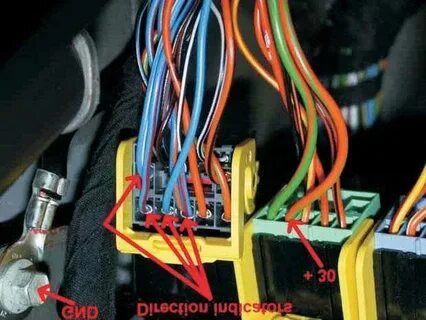 Точки подключения сигнализации форд фокус 1