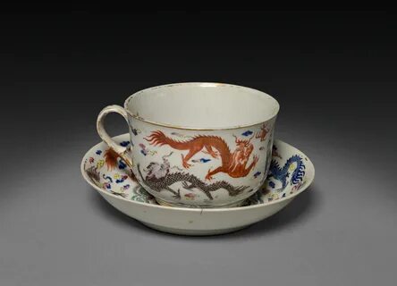 China, Chinese Export, 18th century, Period of Kien Lung - Cup and Saucer -...