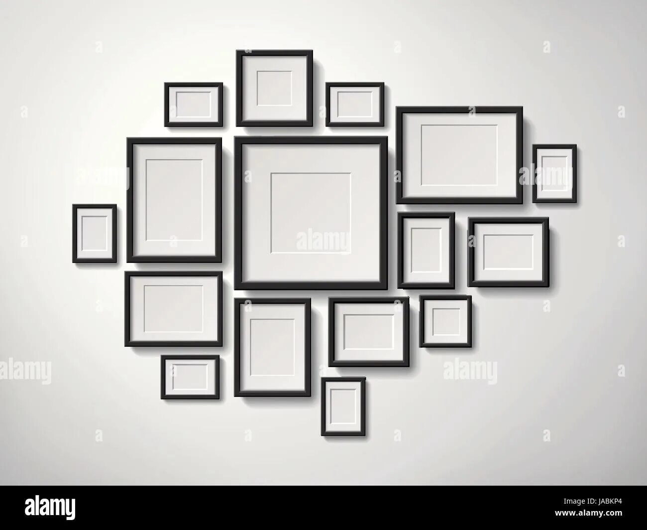 Белые фоторамки на белой стене. Pictureon the wall vector. Фон стена с рамкой. 4 рамки на стене. Белая рамка для картины.