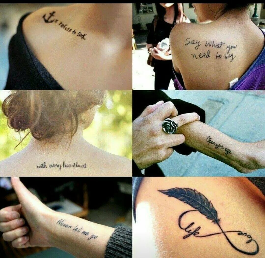 Надпись татуировка для девушек со смыслом. Тату для девушек со смыслом. Модные Татуировки для девушек. Популярные Татуировки для девушек. Татуировки надписи для девушек.