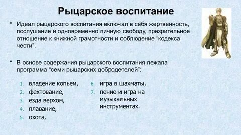 Идеалы рыцарей
