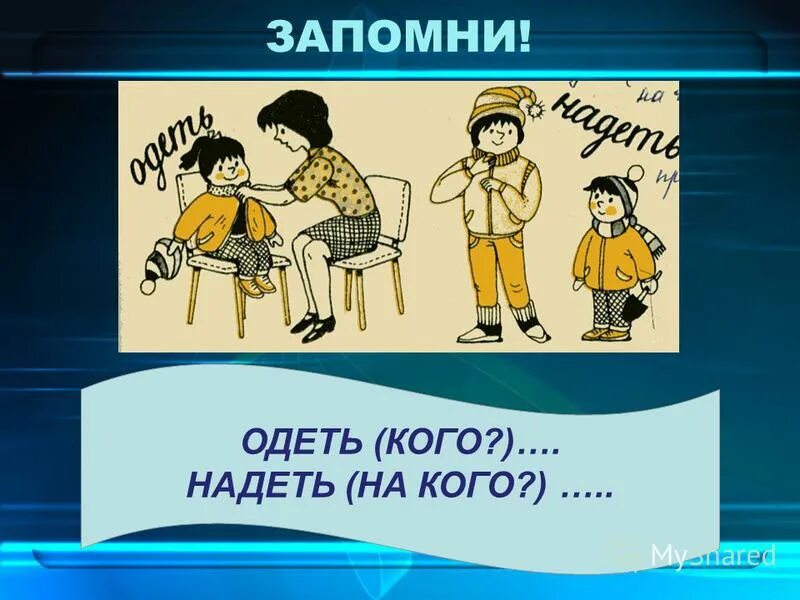 В каком случае говорят одеть. Одеть надеть. Глагол одеть и надеть. Надеть или одеть. Правило одедеть надеиь.