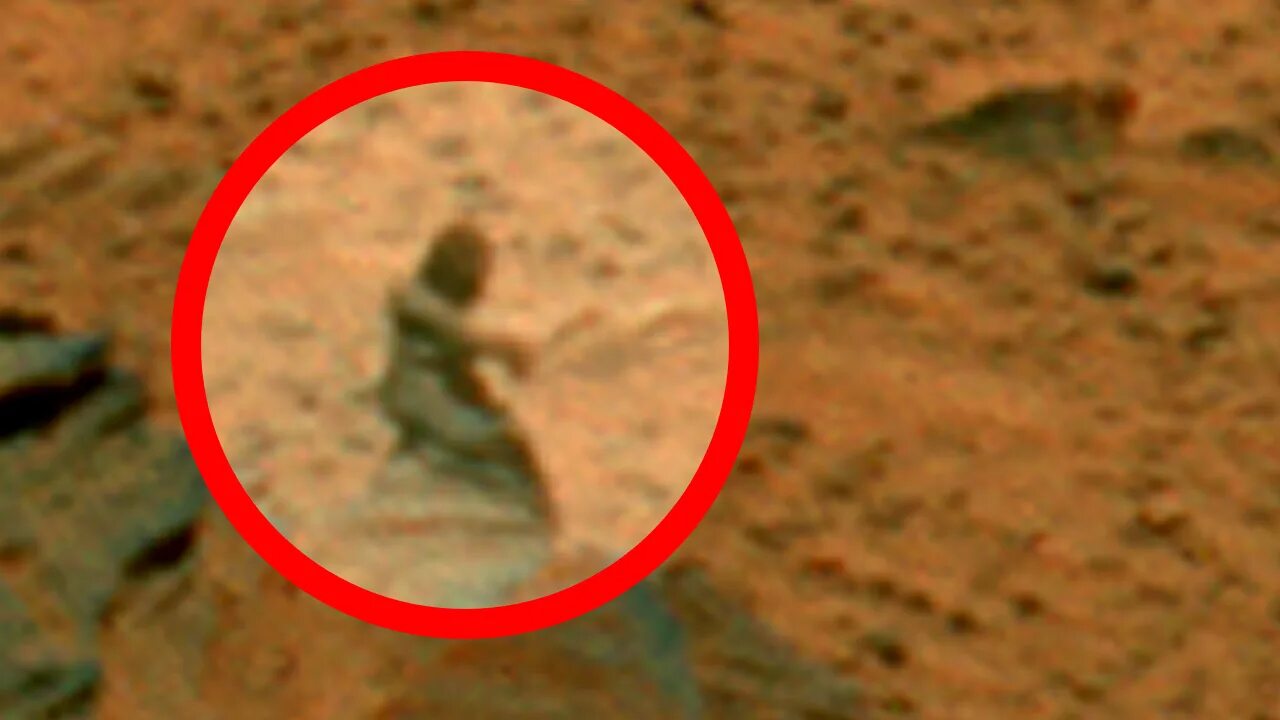 Real life alien. Mysterious photos from Mars. UFO Hunter.