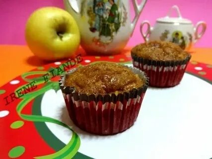 Маффины с яблоками в формочках