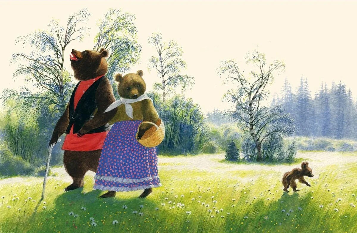 Сказка три медведя толстой. Лев Николаевич толстой три медведя.