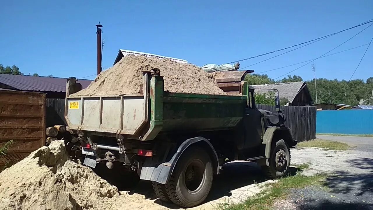 Сколько песка в зиле