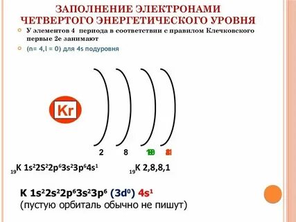 Сколько электронов на 5 уровне