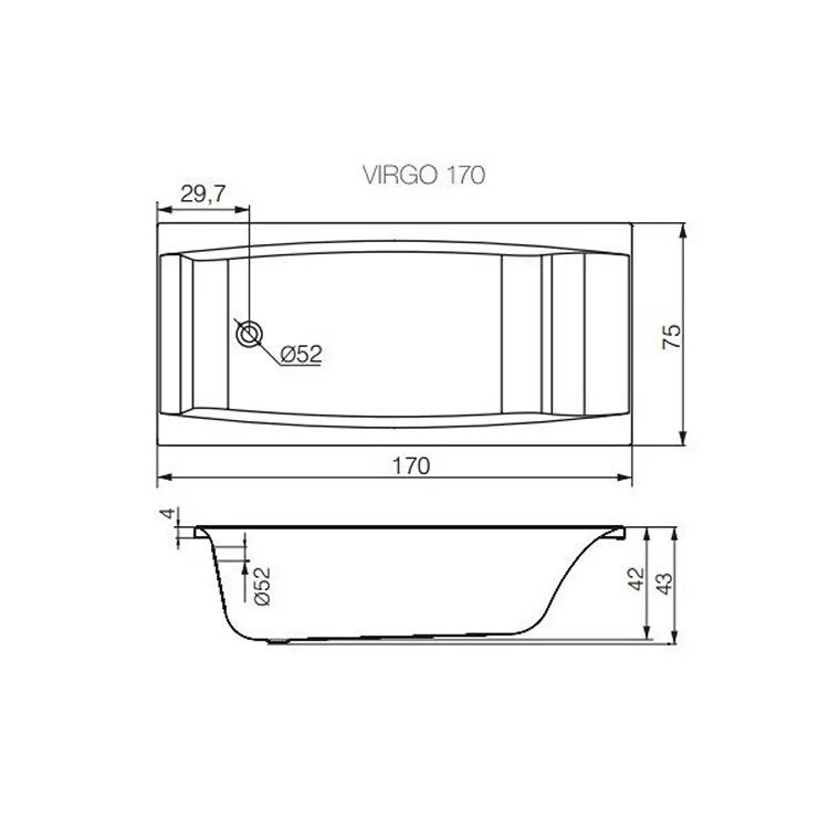 Ванна virgo. Акриловая ванна Cersanit Virgo 170x75. Ванна Церсанит Вирго 170 75. Ванна акриловая Вирго 170 75. Ванна акриловая Virgo 170 75 Cersanit.