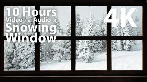 It s snowing outside