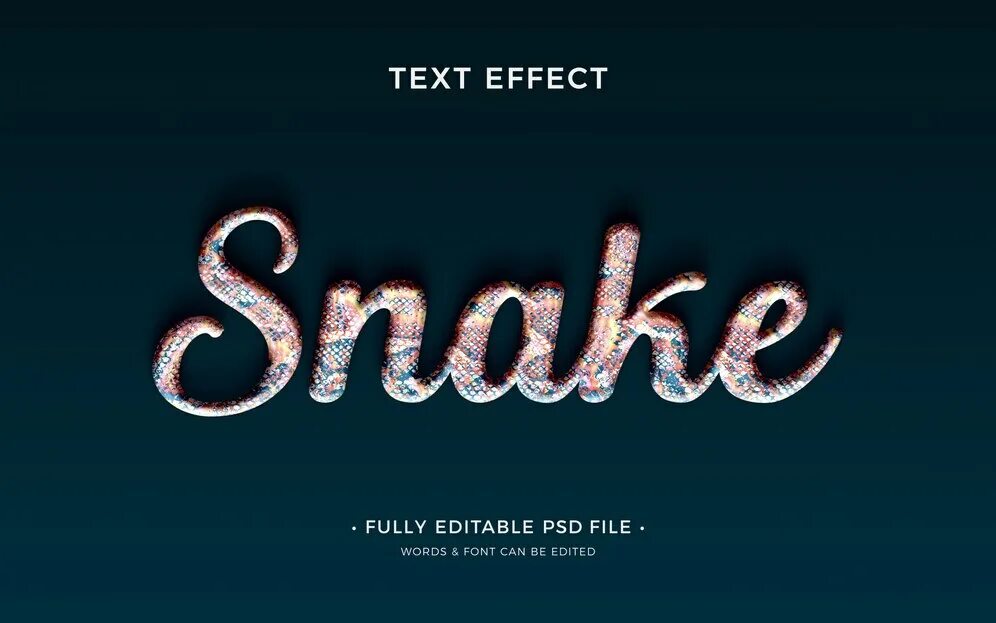 Text snake. Text snake