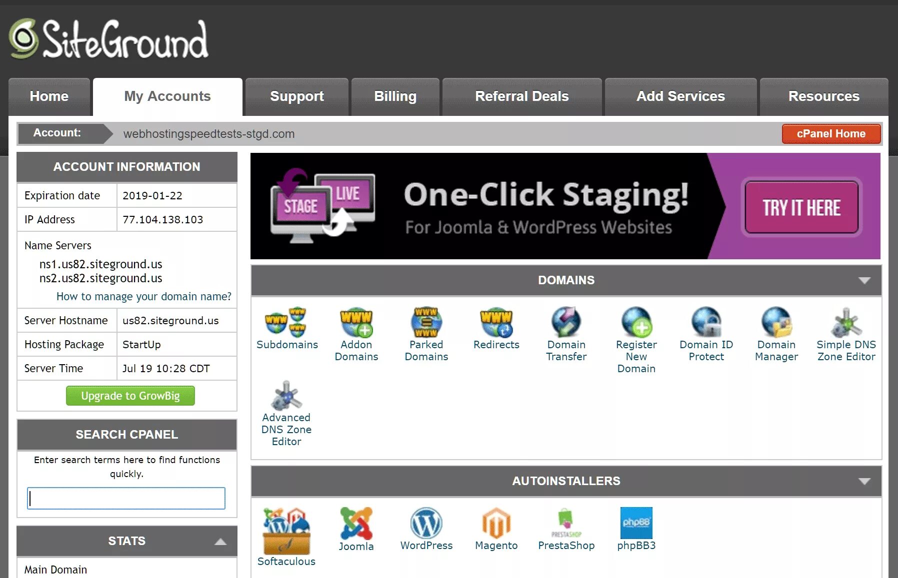 Domain package