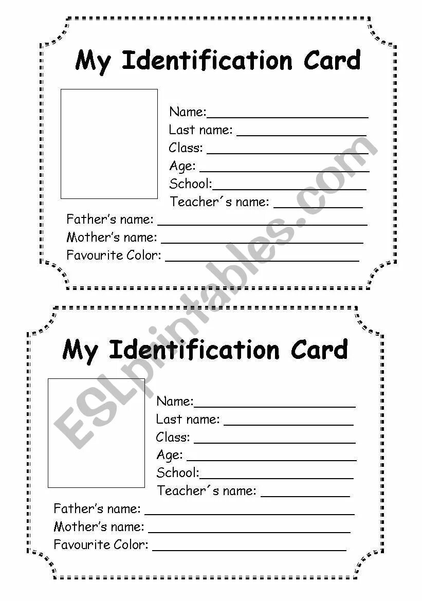Identity card worksheets. Ib word family. Worksheet id. Worksheet id. Id card worksheet.
