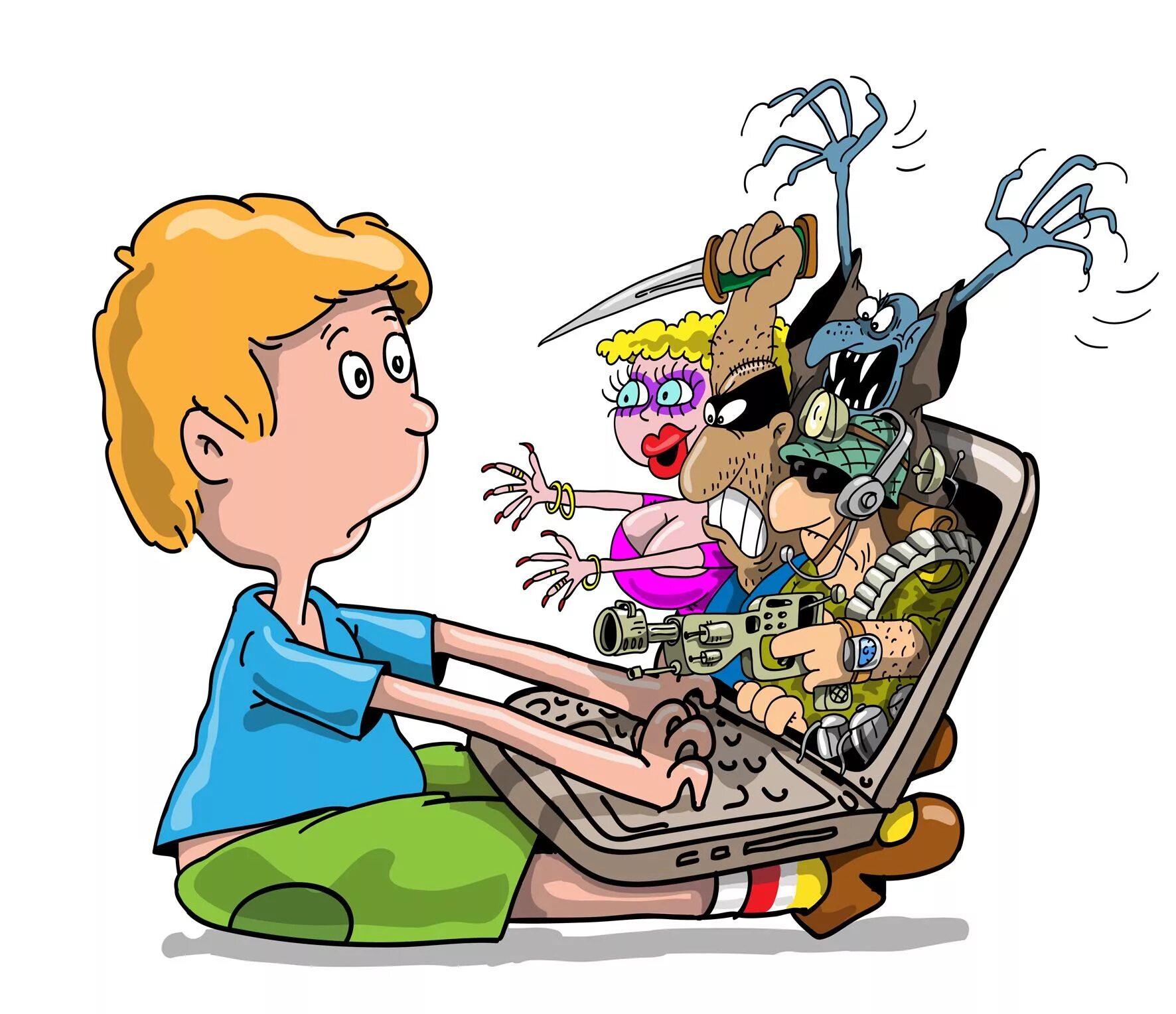 Слабоумие в сети. Дети компьютер арт. Компьютер иллюстрация. Опасности в интернете для детей. Детям об интернете.