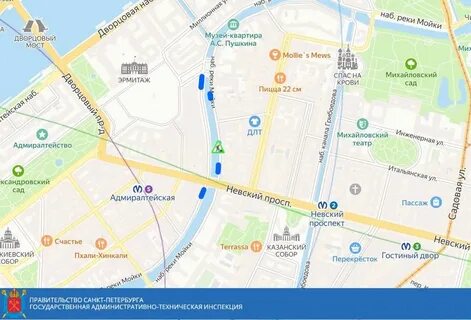 Мойка на карте санкт петербурга