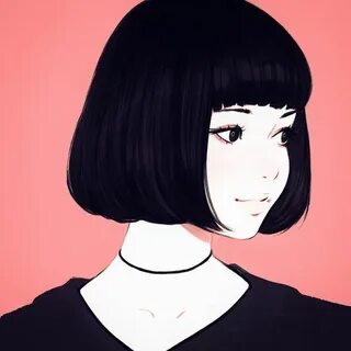 Нарисовать девочку с каре