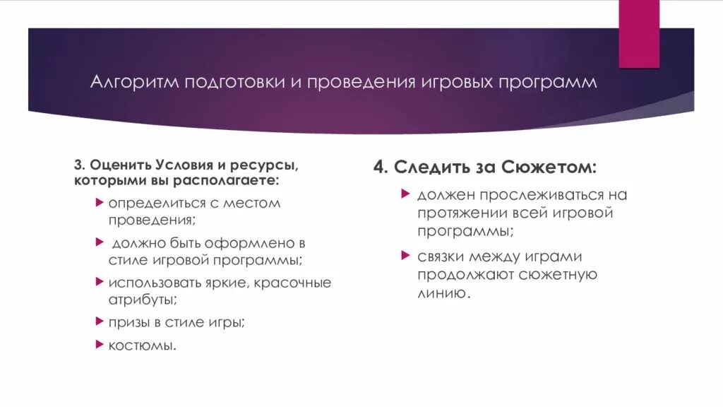 Алгоритм проведения игры. Алгоритм подготовки и проведения мероприятия. этапы подготовки и проведения игровой программы. проведение презентаций в организациях.
