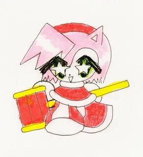 milkbbi : sketchbook scan select: 💞 Amy Rose 💞 /requested by * TwiCopy