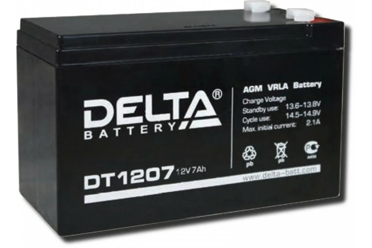 Аккумулятор 7 ампер часов. Delta DT 1207. Батарея Delta DT 1207. Delta DT 1207 DT 1207. DT 1207 аккумулятор 7ач 12в Delta.