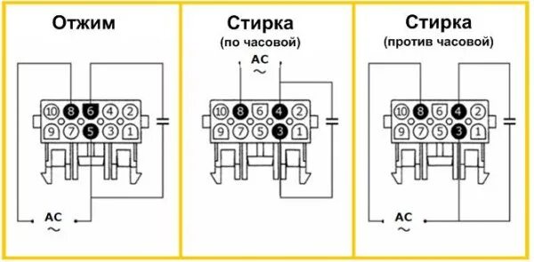 NUOVA IBMEI M2-16-158/ IG41 mosógép motor bekőtése (MEGOLDVA) Elektrotanya