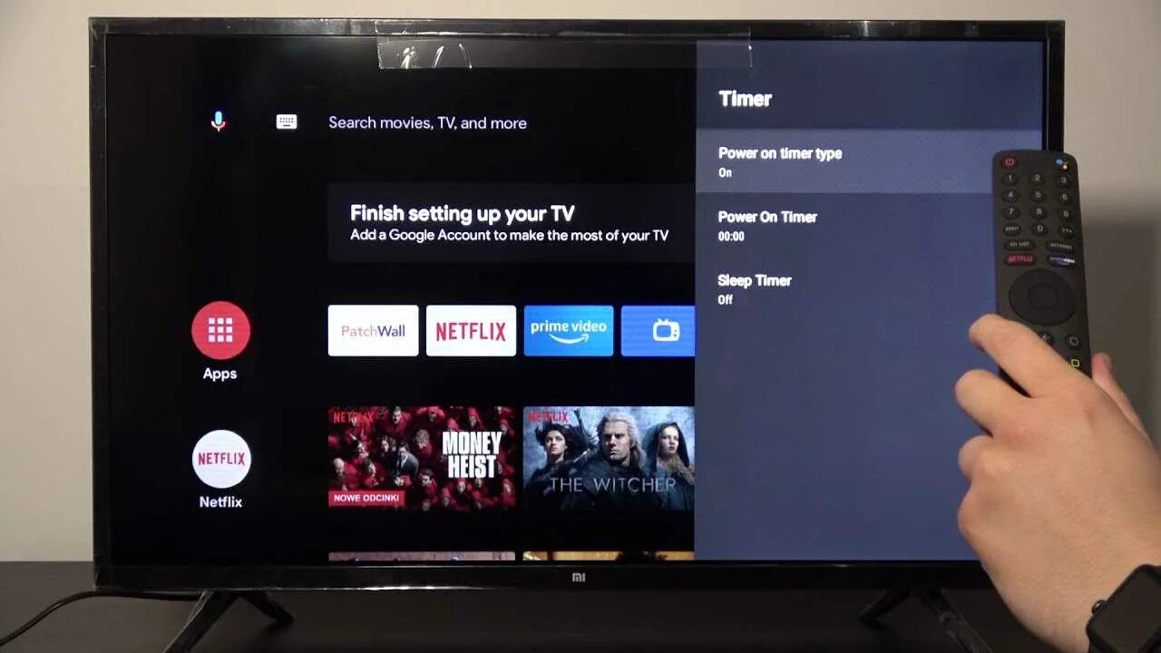 Телевизор через время выключается. Телевизор Xiaomi l32m6-6arg Smart TV. Таймер включения на телевизоре ксиоми. Таймер выключения на ксиоми телевизоре. Аудио программа на телевизоре Xiaomi.