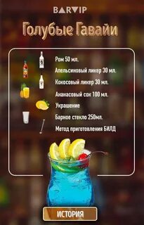 Рецепты коктейлей бара