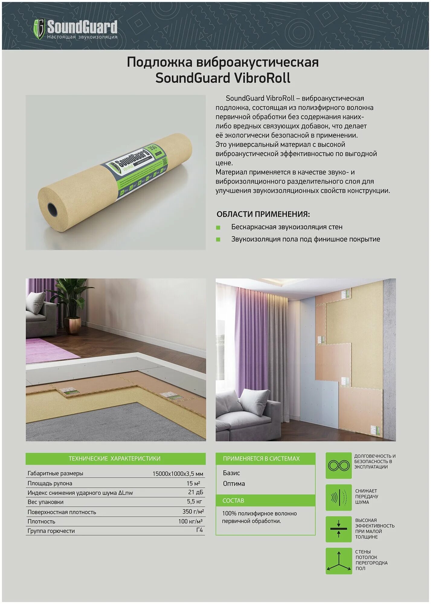 Демпферная звукоизоляция. Демпферная подложка soundguard vibroroll 15000х1000х3,5 мм (15 м2 в уп). демпферная подложка vibroroll. soundguard подложка. подложка демпферная soundguard vibroroll.
