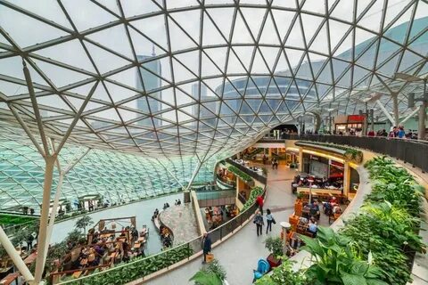 Park of the shopping centre