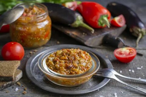 Баклажанная икра классический на зиму