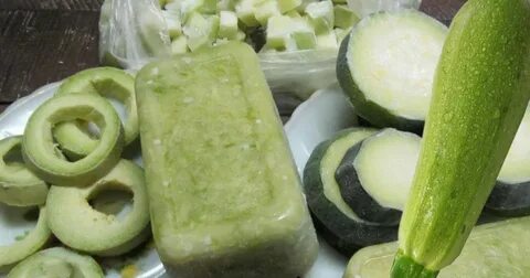 Мороженные кабачки