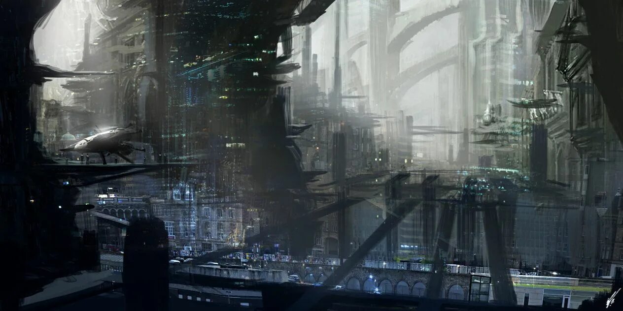 Robot city. Картинки на рабочий стол город будущего. Футуристичный город фон. Я робот город будущего. Космопорт будущего арт.